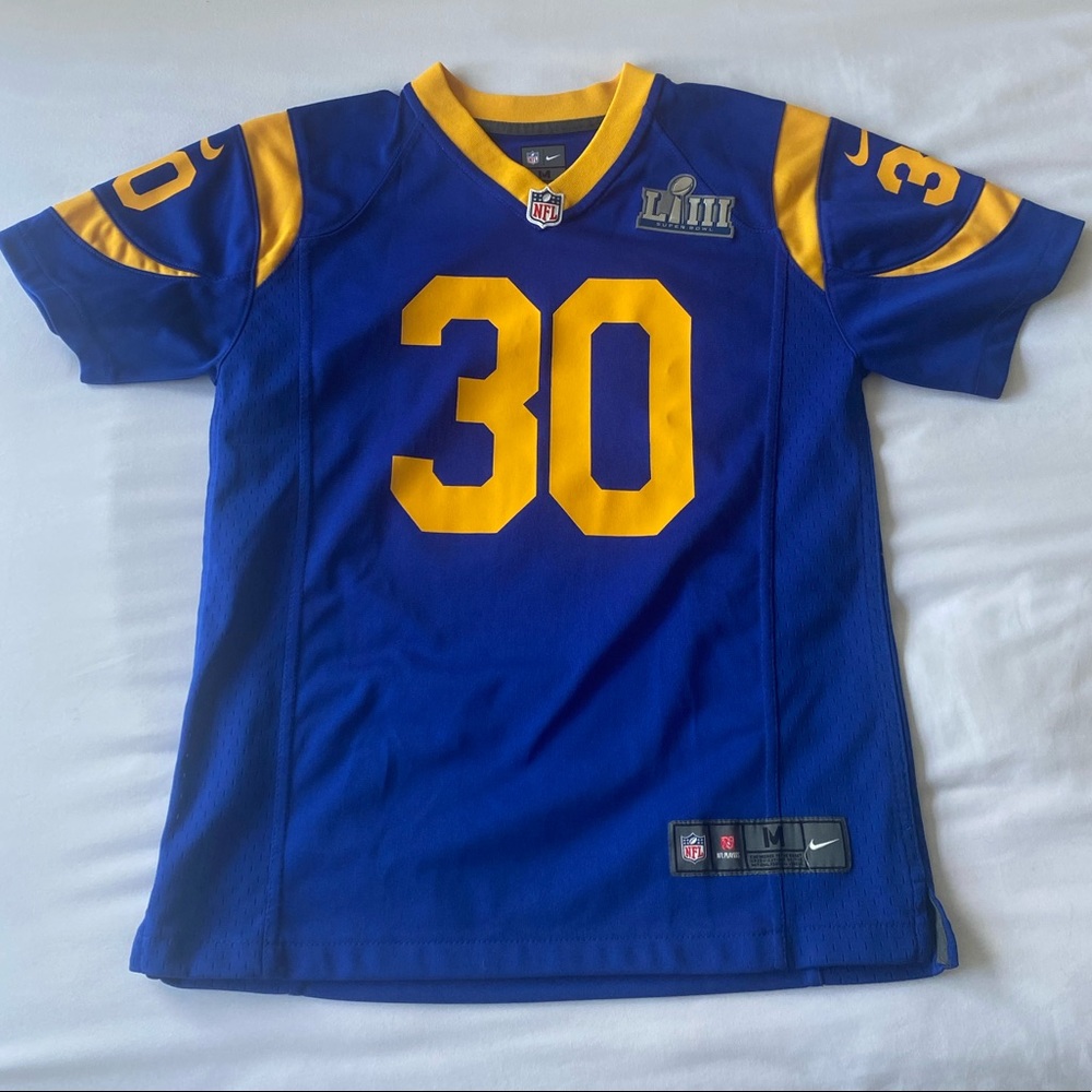 todd gurley superbowl Liii (53) nike jersey youth